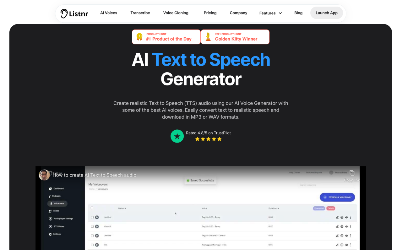 Finding the right AI voice generator for podcasting